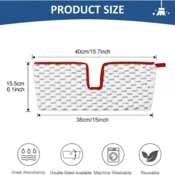 Sale GIFT OF G 3-pack Mikrofibermoppdynor, dubbelsidig rengöring, våt eller torr användning, kompatibla med Vileda ProMist MAX Spray Mop Replacement