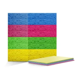 New 8-pack miljövänliga rengöringssvampar, 100% naturlig cellulosa, hållbara, återanvändbara och biologiskt nedbrytbara