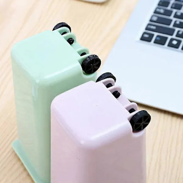 Online 4-pack Mini soptunna för kontorsmaterial med hjul