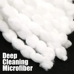 Sale 3-pack Mop Ersättningshuvud Kompatibelt med O Cedar Easywring Spin Mop - Mikrofiber Djuprengöring Maskintvättbar och Lätt att Byta