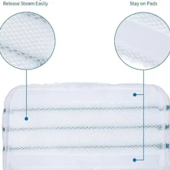 Discount 6-pack moppdynor ersättning för ångmopp SM1600, SM1610, SM1620, HSM13E1, HSMC1300FX tvättbar moppduk