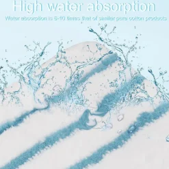 Online BRONZE 5-pack moppdynor för Black & Decker ångmopp FSM1610 FSM1630 Tvättbara och återanvändbara ersättningsmoppar [BR] white blue whiteblue