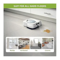 Outlet 10-pack moppdynor för Jet M6 Ultimate Robotmopp, tvättbar mikrofiberersättningsrengöringsdyna