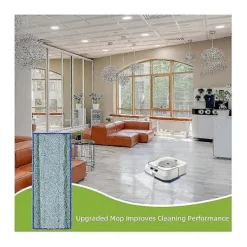 Outlet 10-pack moppdynor för Jet M6 Ultimate Robotmopp, tvättbar mikrofiberersättningsrengöringsdyna