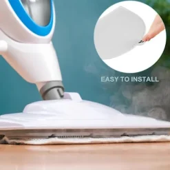 Hot DAO 6-pack moppdynor för Leifheit Clean Tenso Power 2.0 ångmopp, mikrofiber ångmopp ersättning, S [DB]