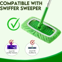 Sale 6-pack moppdynor refill för Sweeper Mop-Torra rengöringsdukar och våta moppdukar tvättbara för hushållsrengöring