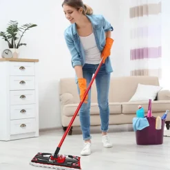 Hot 3-pack mopprefiller för Vileda mikrofibermoppset, för Vileda Ultramax mopp 2-i-1 absorberande refill (bt)