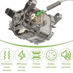 Sale 2-pack Motor Kolborstar för Bosch Siemens Tvättmaskin och Torktumlare Reservdelar kompatibla med Tvättmaskiner
