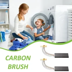 Sale 2-pack Motor Kolborstar för Bosch Siemens Tvättmaskin och Torktumlare Reservdelar kompatibla med Tvättmaskiner