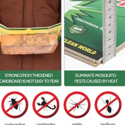 Sale 5-pack Multifunktionella Skadedjursfällor med Klistermatta, Extra Starkt Klisterfångstmatta (31,5x21,3cm)