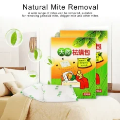 New 2-pack Naturligt Växtextrakt Kvalsterborttagare Anti-kvalsterpaket för Hem Restaurang