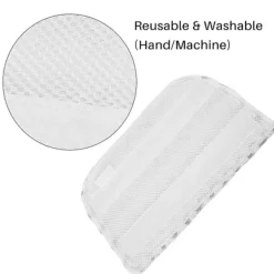 Outlet 2-pack Ångmopp Ersättningsdynor för Shark Ångmopp S1000 S1000A S1000C S1000WM S1001C Dammsugare Gray & White Gray & White