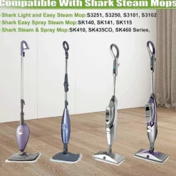Clearance 4-pack Ångmoppdynor Ersättning för Shark S3101 S3202 S3250 Tvättbar Rengöringsdyna Ångmoppdyna för