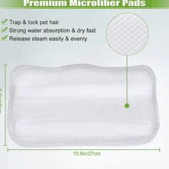 Clearance 4-pack Ångmoppdynor Ersättning för Shark S3101 S3202 S3250 Tvättbar Rengöringsdyna Ångmoppdyna för