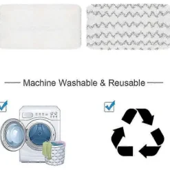 Online 4-pack Ångmoppdynor Set för Bissei Spinwave 2039a 2315a 2037 2124—yux