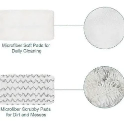 Online 4-pack Ångmoppdynor Set för Bissei Spinwave 2039a 2315a 2037 2124—yux