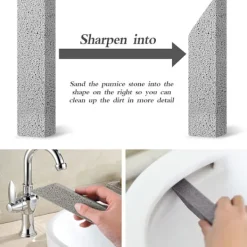Discount 6-pack pimpsten för rengöring av toalettstol, kraftfull rengöring av hårda vattenringar, kalkavlagringar och fläckar, lämplig för rengöring av toalett, badkar | Fyndiq
