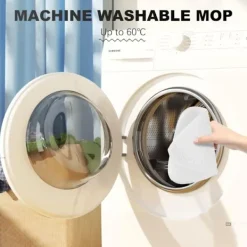 Sale 8-pack refill för Vileda ångmopp, mikrofibermoppöverdrag kompatibelt med Vileda Steam och Vileda Steam Plus ångrengörare-FA6-