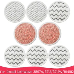 Online 5-pack rektangulära mikrofiberdukar kompatibla med vissa märken av ångmoppar - Alternativ till Fsmp20 - Äkta produkt för olika modeller