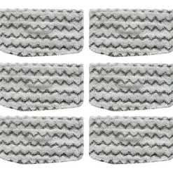 Clearance 8-pack: Rektangulära och triangulära mikrofiberdukar för Black+Decker FSM1630 Deluxe ångmoppar