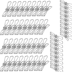 Discount OCEAN 70-pack Rostfria Klädnypor för Strumpor och Kläder - Dail