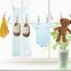 Discount OCEAN 70-pack Rostfria Klädnypor för Strumpor och Kläder - Dail