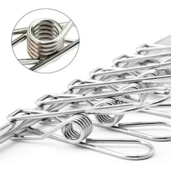 Discount OCEAN 70-pack Rostfria Klädnypor för Strumpor och Kläder - Dail