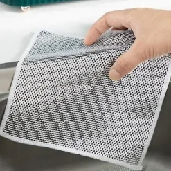 Hot 10-pack rostfria stålskrubber | Repfria och mångsidiga