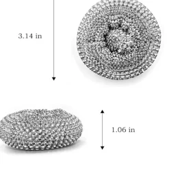 Best 10-pack rostfria stålsvampar, skrubbsvampar, stålull W