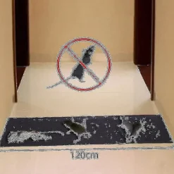 Sale 4-pack Råttbeständiga Stora Klistermattor Svarta Osynliga Musfälla