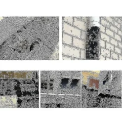 New 4-pack Råttbeständiga Stora Klistermattor Svarta Osynliga Musfälla