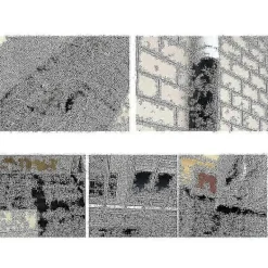 Discount 4-pack råttsäkra stora självhäftande mattor, svarta, osynliga musfällor