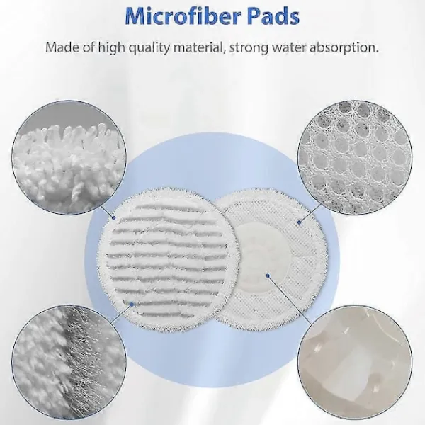 Online 12-pack S7000 Ångmoppdynor för Shark S7000AMZ S7001 S7001TGT S7000-serien Steam & Scrub All-In-One 2025th