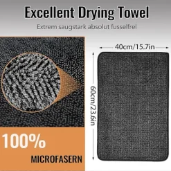 Discount DAO 3-pack Shiny Bath XXL torkhanddukar, snabbtorkande handdukar 40x60cm, duschkabinsduk för att ta bort vatten i duschen och badrummet [db]