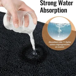 Discount DAO 3-pack Shiny Bath XXL torkhanddukar, snabbtorkande handdukar 40x60cm, duschkabinsduk för att ta bort vatten i duschen och badrummet [db]