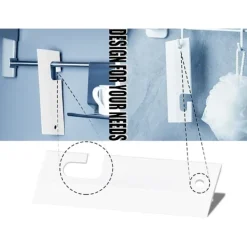 Clearance 2-pack silikon duschskrapa fönsterrengöringsskrapa vit med silikon torkarblad för spegel badrum kök matbord bil 7 x 21 cm