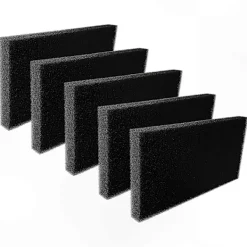 Discount 5-pack Skumfilter Ersättning Kompatibel med Torktumlare, Kompatibel med Flera Modeller Black