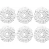 Clearance 6-pack snurrmoppe ersättningshuvuden kompatibla med standardstorlek S