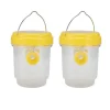 Online 2-pack Solcellsdriven getingfälla för utomhusbruk, getingfångare med ljus för bålgetingar, getingar, bin