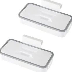 Clearance 2-pack Sopbehållare, Förvaringsställ, Klädkammare Papperskorg