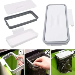 Clearance 2-pack Sopbehållare, Förvaringsställ, Klädkammare Papperskorg