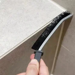 Online 2-pack Spaltrengöringsborste, Små Fönster- och Dörrspårsrengöringsverktyg, Spaltrengöringsborste, Multifunktionell Fönster- och Spårborste