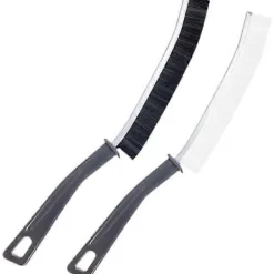 Discount 2-pack Spaltrengöringsborste, Små Fönster- och Dörrspårrengöringsverktyg, Spaltrengöringsborste, Multifunktionell Fönster- och Spårborste