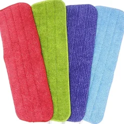 Hot 4-pack spraymopphuvuden ersättning moppdynor Reveal mopprengöringsplatta, passar för alla spraymoppar och Reveal-moppar 16,5*5,11 tum. (Färger)