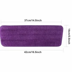 Discount 4-pack spraymoppkuddar mikrofibermopprefillkudde Reveal mopphuvudutbyteskudde för rengöring 42x14cm