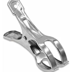 Hot 10-pack Stora Klädnypor i Rostfritt Stål, Kraftiga Jätteklädnypor för Solstolar, Poolskydd