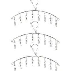 New 3-pack strumptorkningshängare Tvätt torkställ inomhus utomhus dropphängare med 10 pinnar torkhanddukar, blöjor