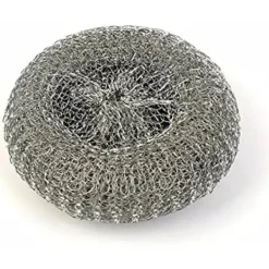 Online 6-pack Svampar med Stålull Skursvampar - Rengöringssvampar i Rostfritt Stål Metallskursvamp Stålullssvamp