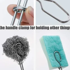 Best 4-pack Svampflaskdiskborste med handtag, repfri tvättskrubber för vin-/whiskeyglas, koppar, tumblers med 3 påfyllningshuvuden