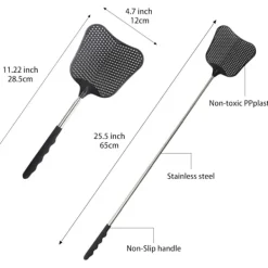 Best 4-pack teleskopisk flugsmälla, flugsmälla, flugsmälla i plast